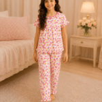 Girls Short Sleeve+Long pants 10-12Y (18A)