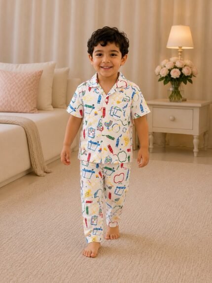 Boys Short sleeve+Long pants 3-4Y (7A) | MUZELLE