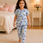 Girls Short Sleeve+Long pants 3-4Y (4A)