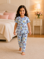 Girls Short Sleeve+Long pants 3-4Y (4A)