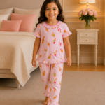 Girls Short Sleeve+Long pants 3-4Y (31A)