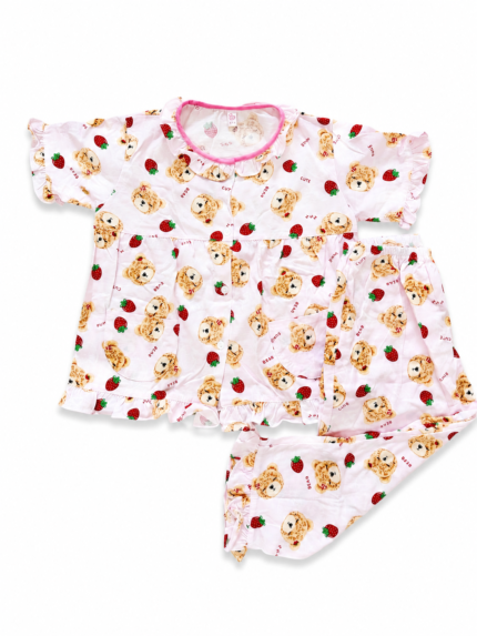 Girls Short Sleeve+Long pants 3-4Y (32A) | MUZELLE