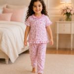 Girls Short Sleeve+Long pants 3-4Y (6A)