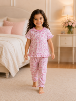 Girls Short Sleeve+Long pants 3-4Y (6A)