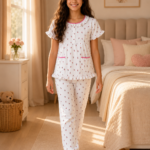 Girls Short Sleeve+Long pants 10-12Y (14A)