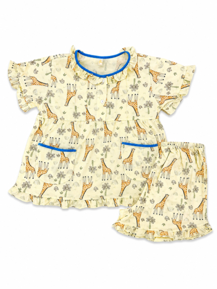 Girls Short Sleeve+Short pants 4-6Y (11A) | MUZELLE