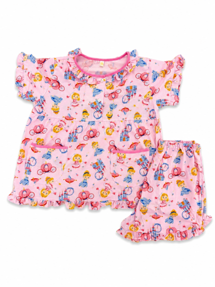 Girls Short Sleeve+Short pants 4-6Y (17A) | MUZELLE