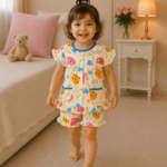 Girls Short Sleeve+Short pants 1-2Y (1A)