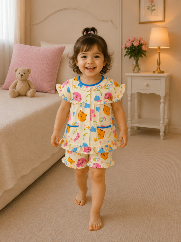 Girls Short Sleeve+Short pants 1-2Y (1A) | MUZELLE