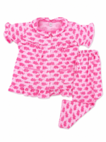 ⁦Girls Short Sleeve+Long pants 1-2Y (2A)⁩ - الصورة ⁦2⁩