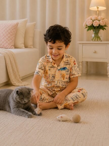 Boys Short sleeve+Long pants 3-4Y (14A) | MUZELLE