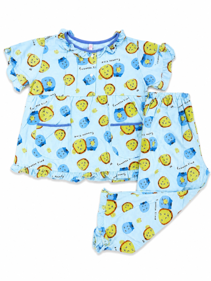Girls Short Sleeve+Long pants 4-6Y (1A) | MUZELLE