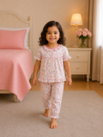 Girls Short Sleeve+Long pants 2-3Y (23A)