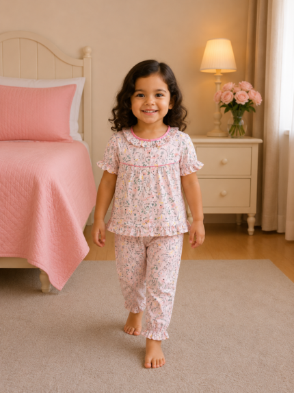 Girls Short Sleeve+Long pants 2-3Y (23A) | MUZELLE