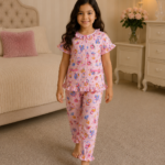 Girls Short Sleeve+Long pants 4-6Y (13A)