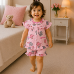 Girls Short Sleeve+Short pants 1-2Y (2A)