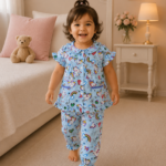 Girls Short Sleeve+Long pants 1-2Y (21A)