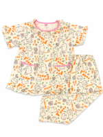 ⁦Girls Short Sleeve+Long pants 7-9Y (24A)⁩ - الصورة ⁦2⁩