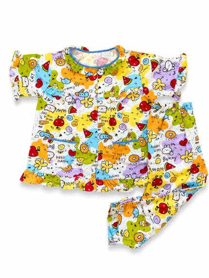 Girls Short Sleeve+Long pants 3-4Y (2A) | MUZELLE