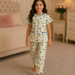 Girls Short Sleeve+Long pants 4-6Y (40A)