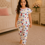 Girls Short Sleeve+Long pants 4-6Y (2A)