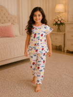 Girls Short Sleeve+Long pants 4-6Y (2A)