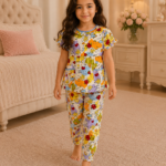Girls Short Sleeve+Long pants 4-6Y (26A)
