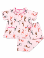 ⁦Girls Short Sleeve+Long pants 7-9Y (14A)⁩ - الصورة ⁦2⁩