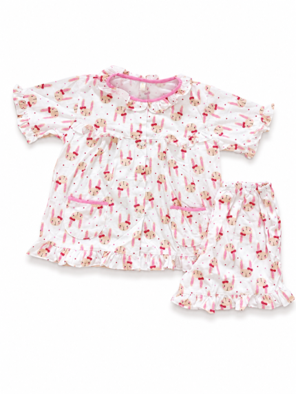 Girls Short Sleeve+Short pants 3-4Y (3A) | MUZELLE