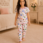Girls Short Sleeve+Long pants 4-6Y (29A)
