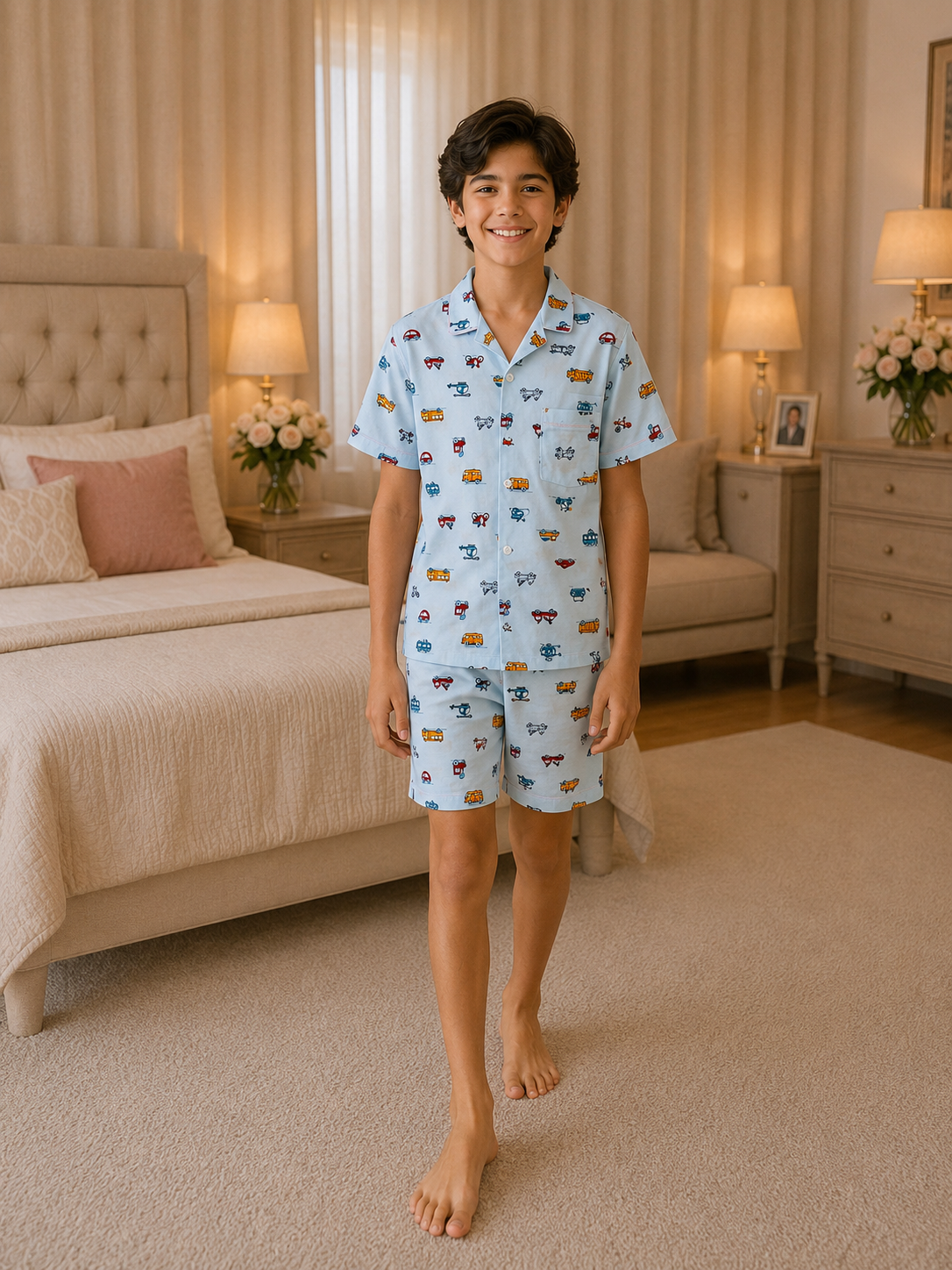 cd549177-6e3b-4490-8f98-9592e98fe9e2 Boys Short Sleeve+Short pants 10-12 (1A) - Image 1