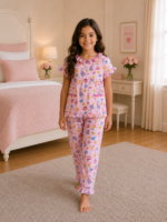 Girls Short Sleeve+Long pants 7-9Y (7A)