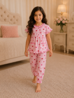Girls Short Sleeve+Long pants 4-6Y (24A)