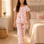 Girls Short Sleeve+Long pants 10-12Y (11A)