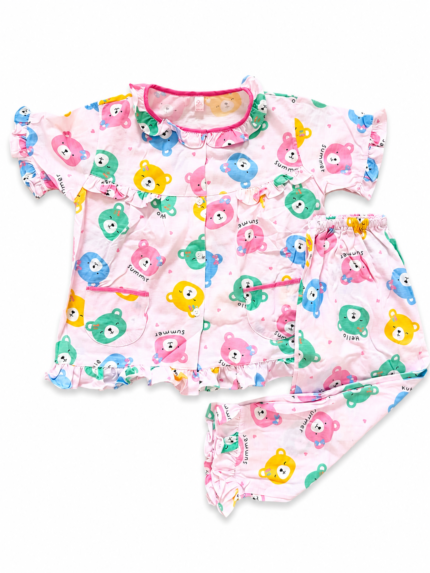 Girls Short Sleeve+Long pants 3-4Y (34A) | MUZELLE
