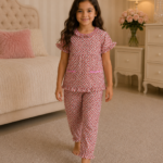 Girls Short Sleeve+Long pants 4-6Y (42A)