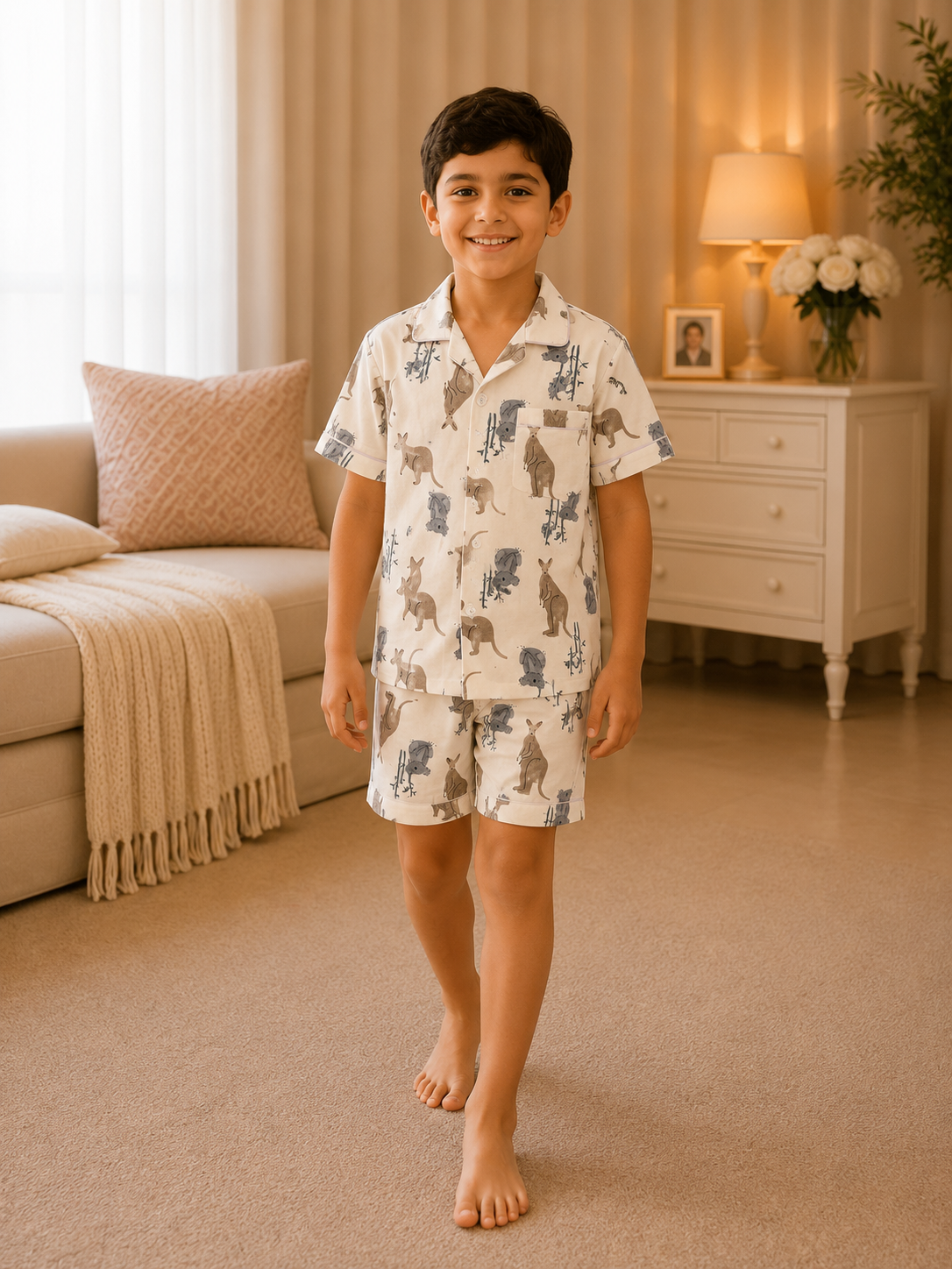 d4afab63-e1a5-4162-adec-3f55f1e9ce6e-2 Boys Short Sleeve+Short pants 7-9 (1A) - الصورة 1