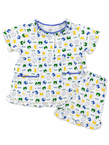 Girls Short Sleeve+Short pants 4-6Y (2A) | MUZELLE
