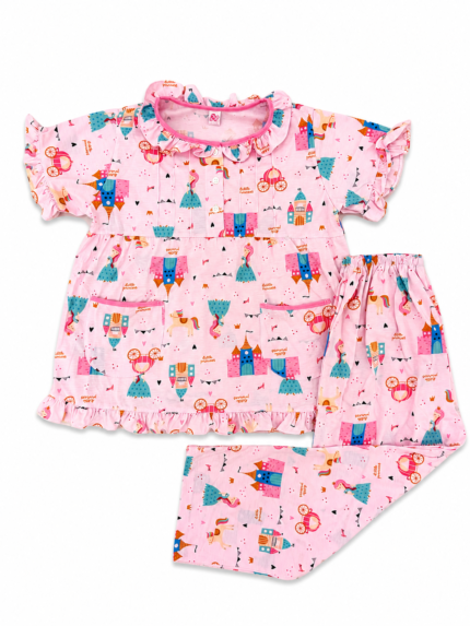 Girls Short Sleeve+Long pants 7-9Y (35A) | MUZELLE