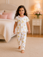 Girls Short Sleeve+Long pants 3-4Y (8A)