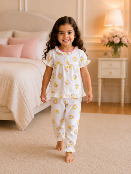 Girls Short Sleeve+Long pants 3-4Y (8A) | MUZELLE