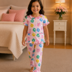 Girls Short Sleeve+Long pants 3-4Y (34A)