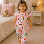 Girls Short Sleeve+Long pants 1-2Y (13A)