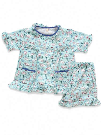 Girls Short Sleeve+Short pants 3-4Y (6A) | MUZELLE