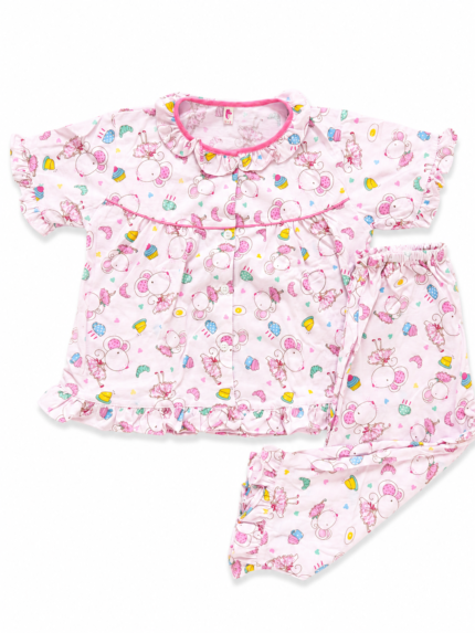 Girls Short Sleeve+Long pants 2-3Y (31A) | MUZELLE