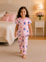 Girls Short Sleeve+Long pants 3-4Y (25A)