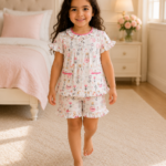 Girls Short Sleeve+Short pants 3-4Y (14A)