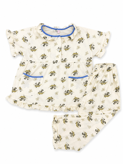 Girls Short Sleeve+Long pants 4-6Y (38A) | MUZELLE