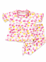 ⁦Girls Short Sleeve+Long pants 3-4Y (35A)⁩ - الصورة ⁦2⁩