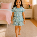 Girls Short Sleeve+Short pants 3-4Y (6A)